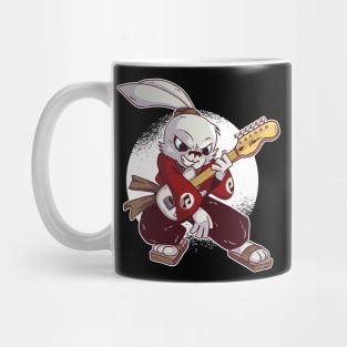 Rabbit Guitar Mug